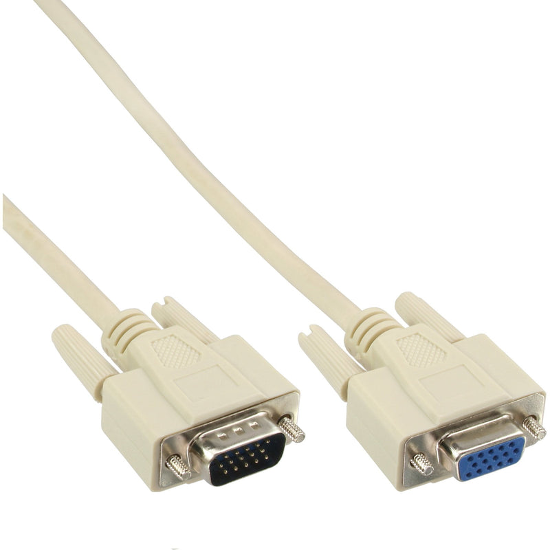 Inline Cable VGA 15HD Male a Female Grey 10M