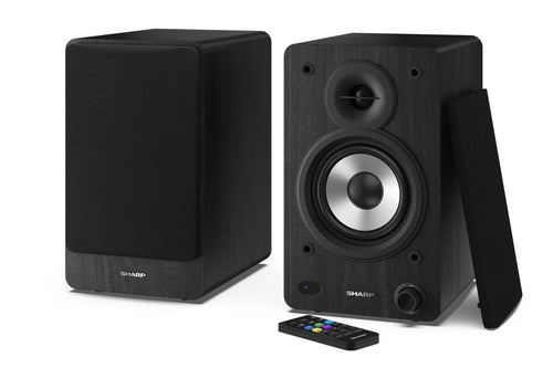 Sharp Bookshelf Speakers 2VÍAS Black Wireless And Alámbrico 60W — image 1