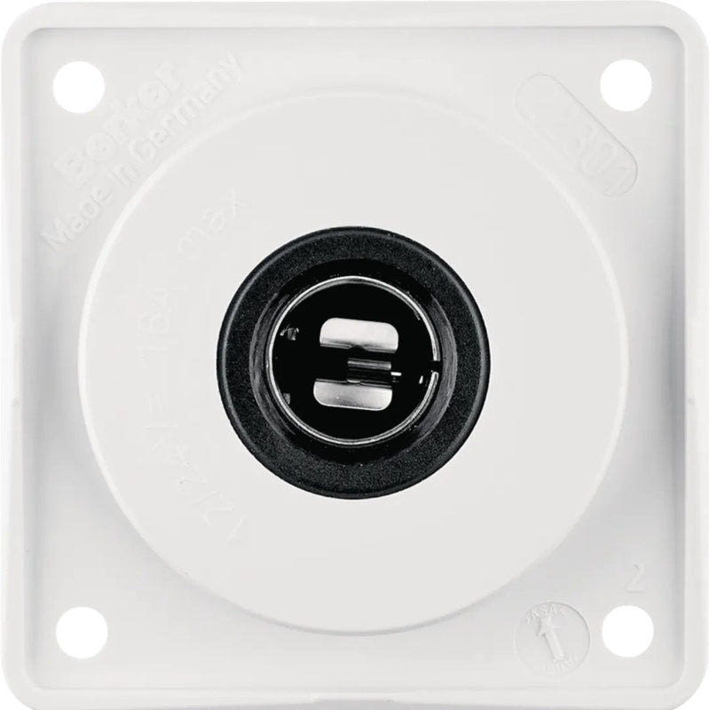 Berker 0945172509 Socket Power 12V Integro Módulo White Polar Glänzen