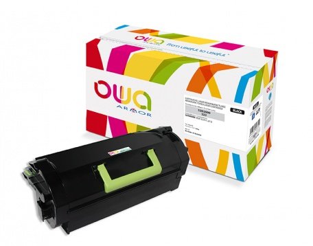 Owa Toner Compatible With Lexmark 52D2000 Black (6.000 S.)