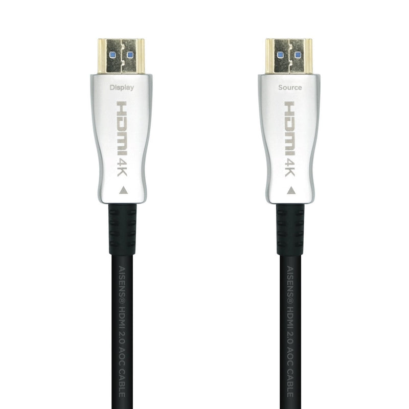 Aisens HDMI Cable V2.0 Aoc Premium High Speed / Hec 4K@60HZ 18Gbps, a/m-a/M, Black 15M