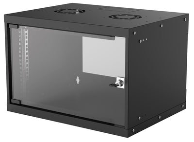 Intellinet 714143 Cabinet Rack 6U Bastidor Wall Black — image 1