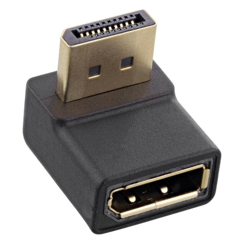 Inline Adapter DisplayPort, DisplayPort Male/Female Ángulo Hacia Arriba