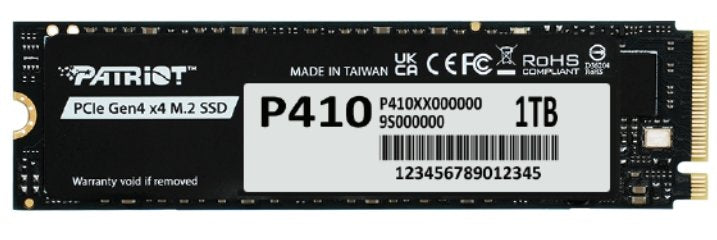 Patriot Drive SSD 1TB M.2 P410 PCIE 4.0 5000/4500