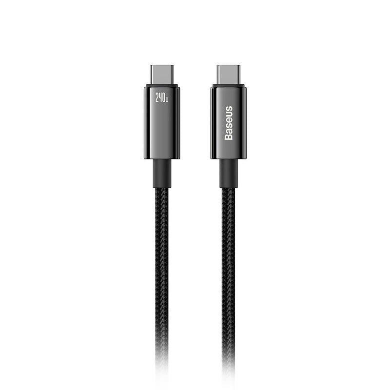 Baseus Cable USB-C Do USB-C Tungsten Gold 240W 2M Black