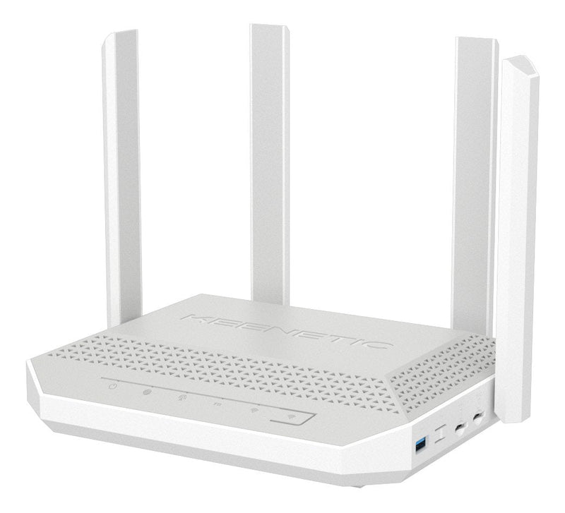 Keenetic Router Hero 4G + (KN-2312) Wireless Gigabit Ethernet Double Band (2,4GHZ / 5GHZ) Grey White