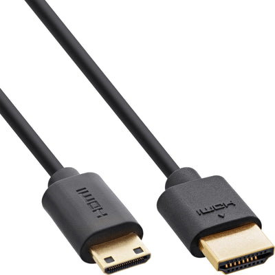 Inline Cable Slim Ultra High Speed HDMI Am/Cm (mini) 8K4K Black 0,3M — image 1