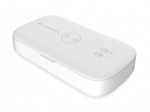 Conceptronic Box Uv Esterilizadora Charger Wireless 10W Ciro