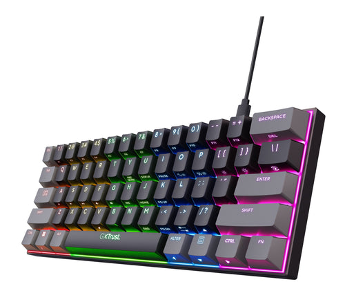 Trust Gxt 867 Acira Keyboard Set USB QWERTY English Ee. Uu. Black — image 1