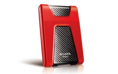 ADATA Dashdrive Durable HD650 External Hard Drive 1000GB Red — image 1