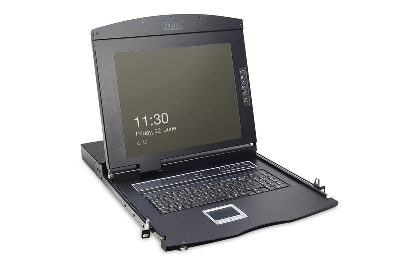 Digitus Console Modular With TFT 17 [43,2CM], KVM 1 Port And Panel Touchscreen Keyboard German