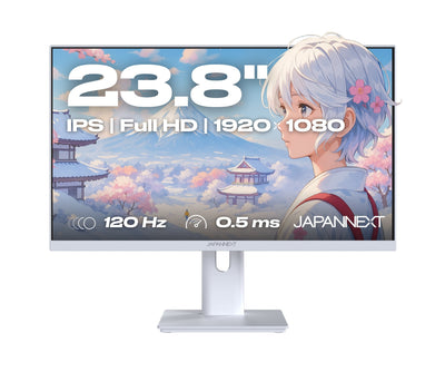 Japannext Monitor JN-I238FHD120F-HSP-W 23.8 1920 X 1080 Pixels Full HD LCD White — image 1