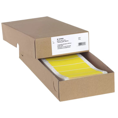 Herma Labels Computer Paper Yellow 88,9X35,7MM 2000 Pieces — image 1