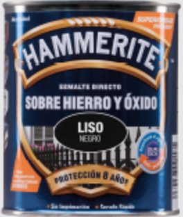 Hammerite Esmalte Metallic Liso Glossy White 0.750L 5094130