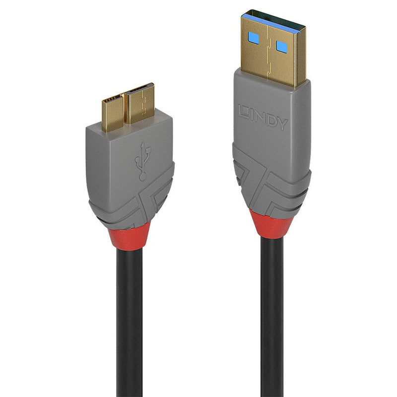 Lindy USB 3.0 Cable Typ a/Micro-b Anthra Line M/M 2M