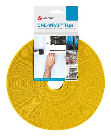 Velcro One Wrap Band 16MM Breit, Yellow 25M — image 1