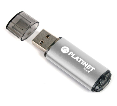 Platinet USB Flash Drive USB 2.0 X-depo 16GB PMFE16 Silver — image 1