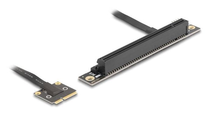 Delock Adapter Mini PCIE Connector Male a PCIE 3.0 X16 Slot 90°