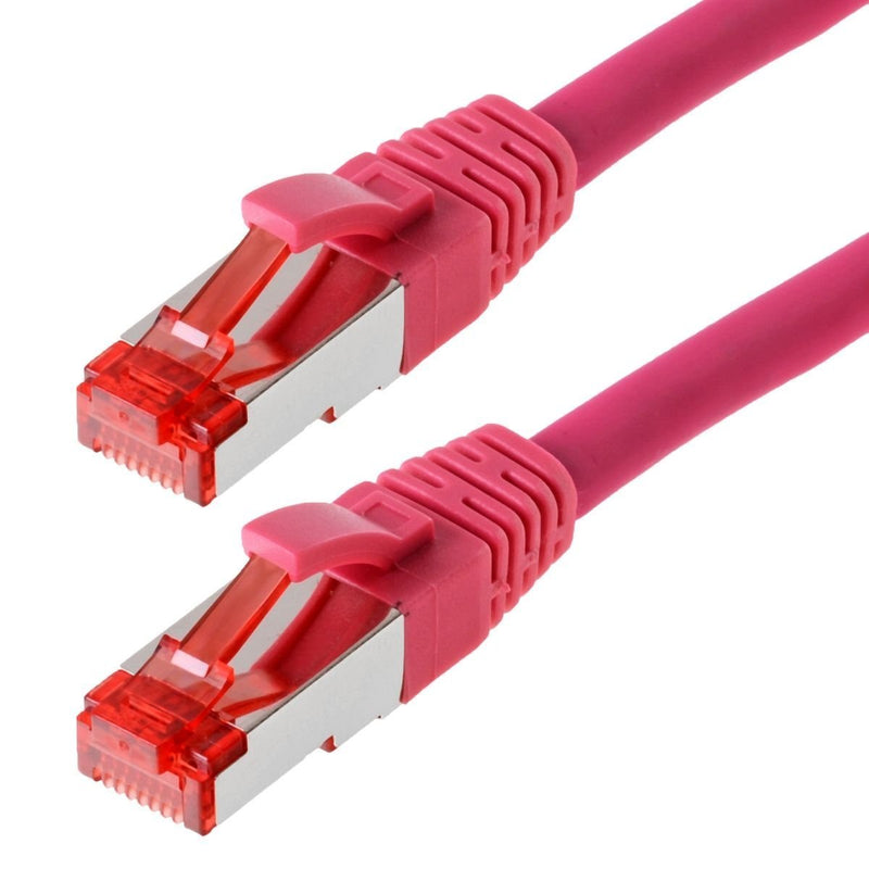 Helos Network Cable S/FTP CAT.6A Magenta 30,0M