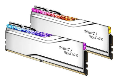 G.skill Memory Memory 32GB DDR5 6000 2X 16GB Kit Dual, Plateada, F5-6000J2836G16GX2-TR5NS, Trident Z5 Royal Ne — image 1