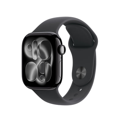 Apple Watch Watch Series 11 (2025) GPS 42MM Jet Black Aluminium Case With Sport Band S/M - Black — image 1