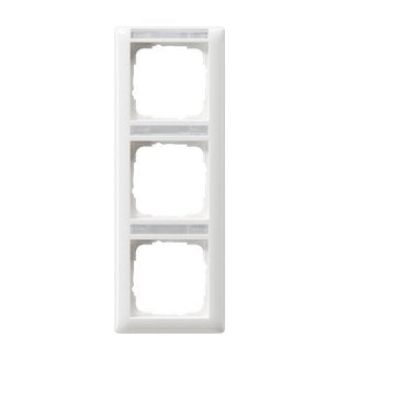 Gira 110303 Frame 3F Bsf White Puro Standard 55 Senkrecht