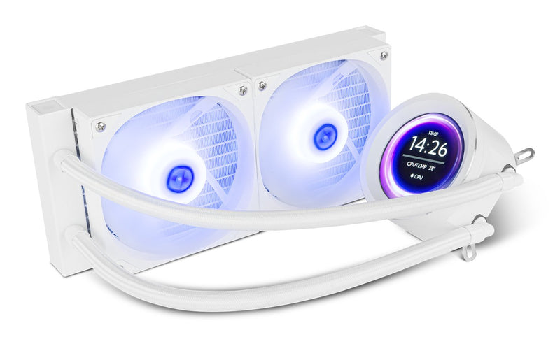 Nox Sistema Refrigeración Líquida X-240 LCD White