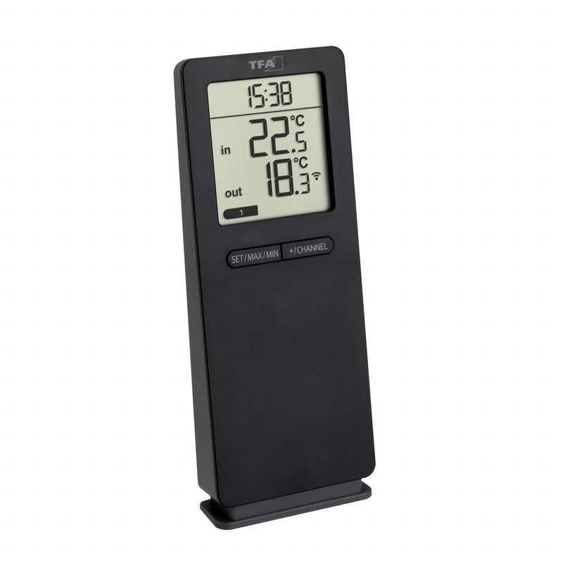 Thermometer Rc Tfa 30.3071.01 Black Logo 2.0