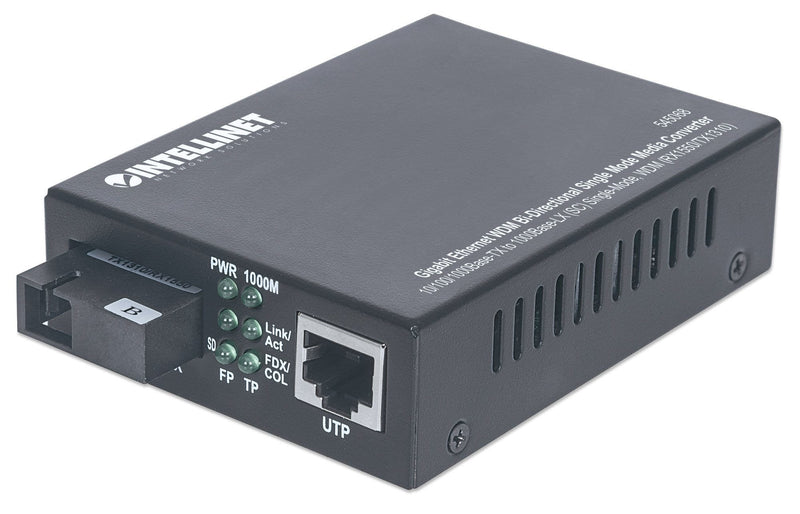Intellinet Convertidor Medios Gigabit Singlemode 20KM Rx 1550