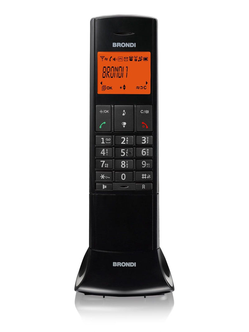 Brondi Lemure Phone Dect Identificador Llamadas Negro