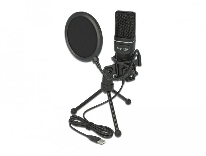 Delock Microphone USB - Podcasting, Juegos And Cantar