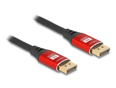 Delock 80605 Cable DisplayPort 8K 60 HZ 2M Red Metal — image 1
