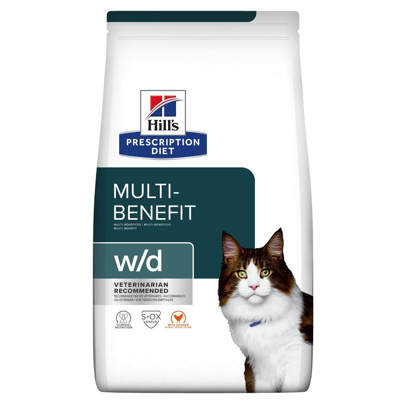 Hill's Alimento Seco Gatos Prescription Diet Multi-benefit Feline W/D Pollo 3KG
