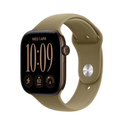Apple Watch Watch Series 12 (2026) GPS 42MM Dark Bronze Aluminium Case With Olive Sport Band S/M - Dark Bronze — image 1