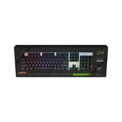 Mediarange Keyboard German MRGS101 USB Qwertz Black Silver