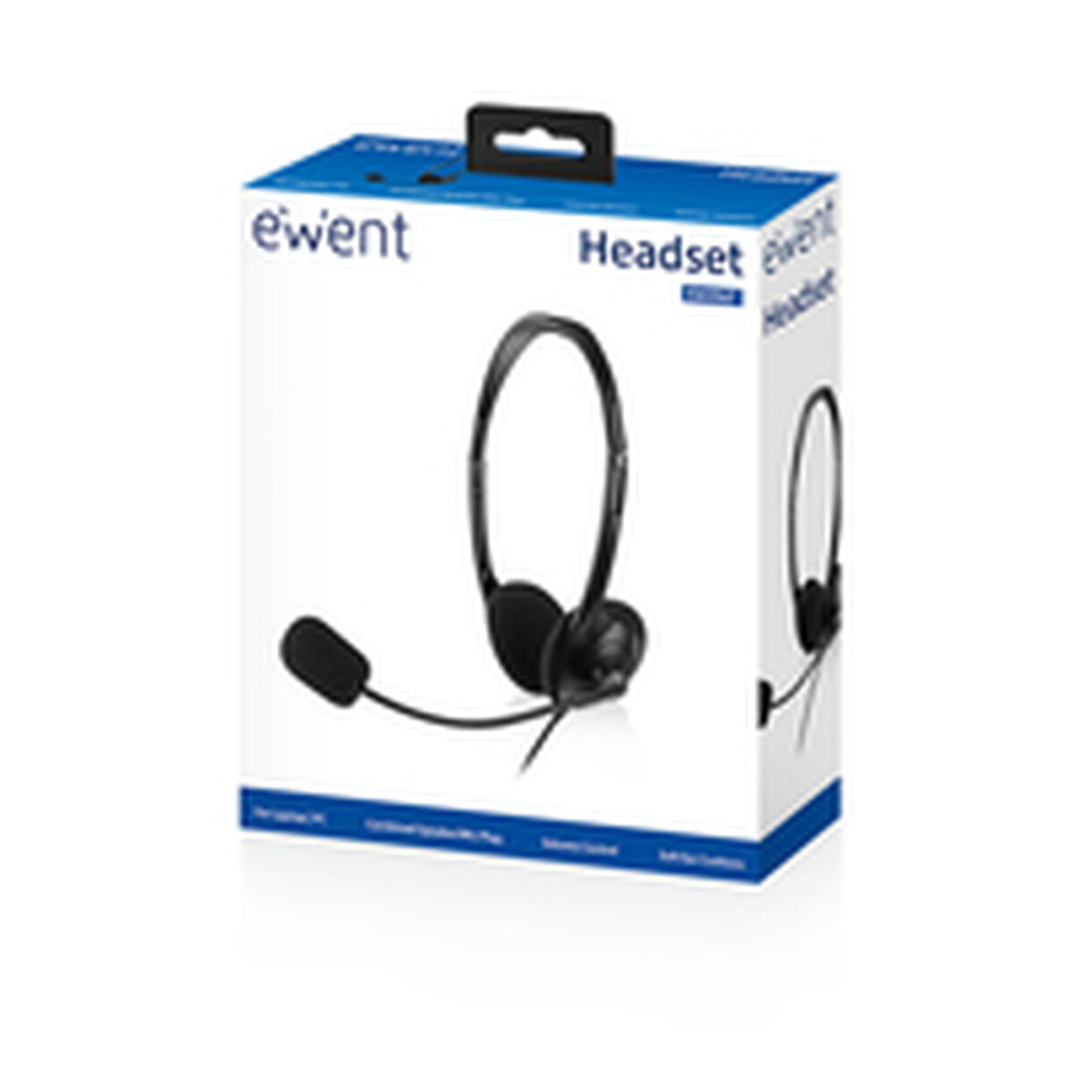 Ewent Headphones With Microphone Ewent Ew3567 Black (1 Unit)