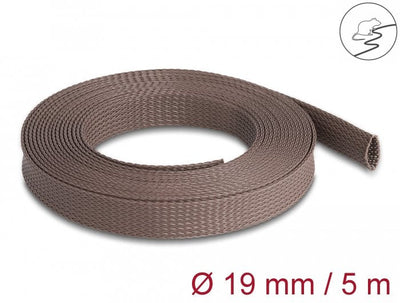 Delock Case Trenzada a Prueba Roedores Emirable 5 Mx 19MM Brown — image 1
