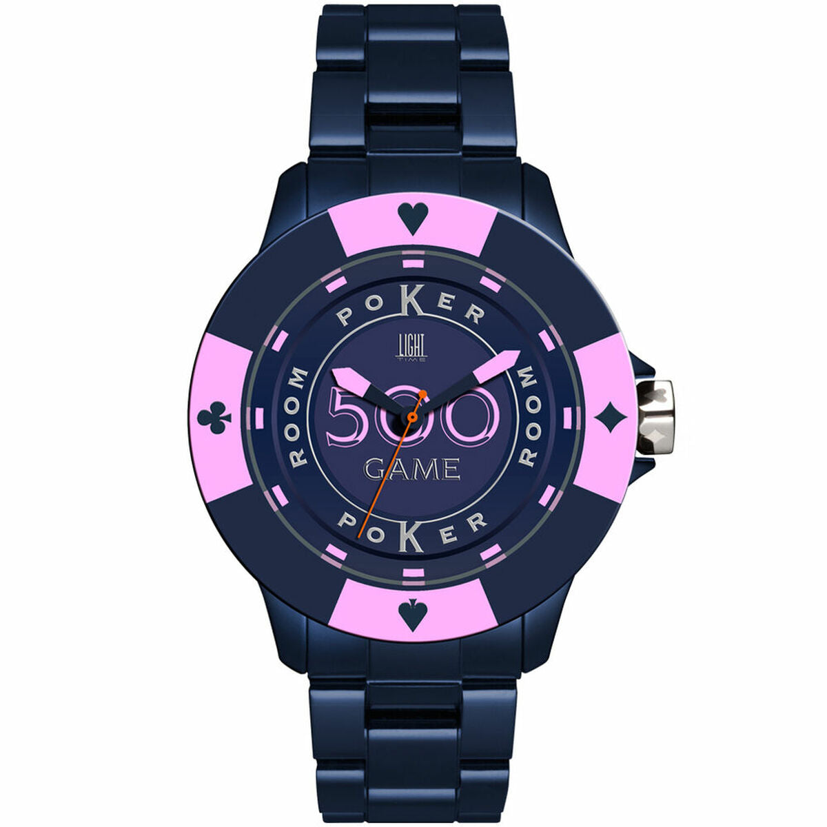 Light Time Unisex Watch Light Time Poker (Ø 41 Mm)