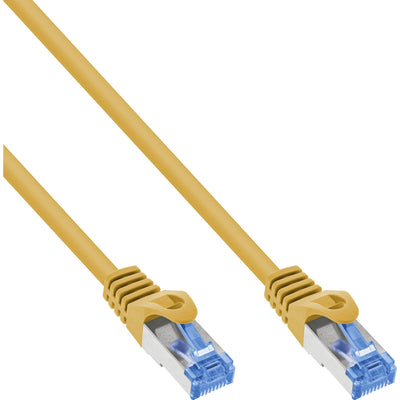 Inline® Patch Cable CAT.6A, S/FTP, Tpe (lszh), Cca, Yellow, 1M — image 1