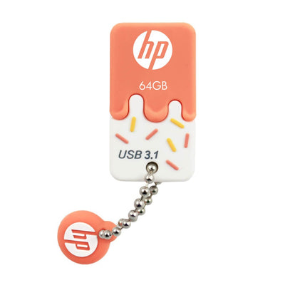 HP USB Flash Drive USB 3.0 64GB X778W Orange — image 1