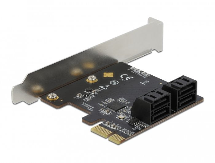 Delock Card Pci Express X1 - 4 Ports SATA Factor Forma Perfil Low