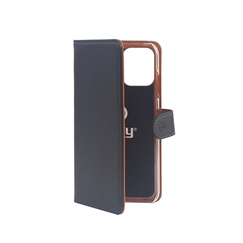 Celly Wally Case For Iphone 12 - 15,5CM (6.1) Folio Black Brown — image 1