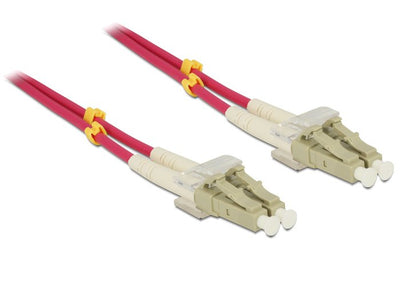 Delock Lc - Lc, 10M Cable Fibre Optic And Infiniband Violet — image 1