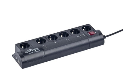 Gembird Power Strip Plugs 6VÍAS Protection Contra Sobretensiones/Programmierb./Usb-an — image 1