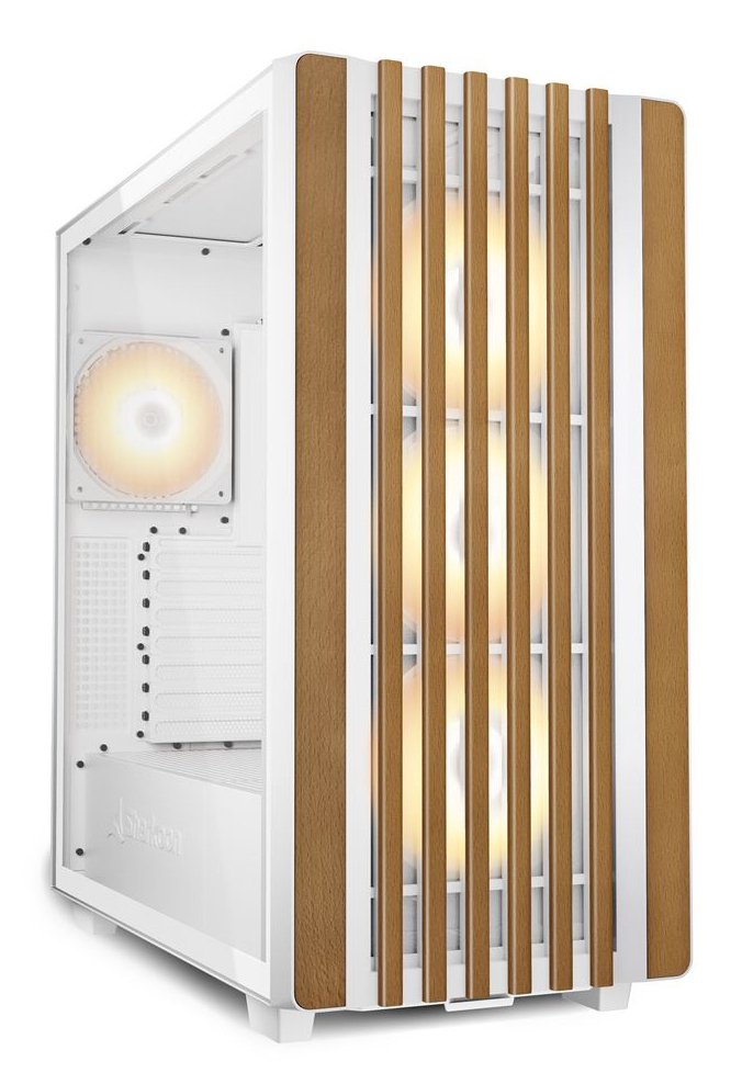 Sharkoon PC Case White Rebel C70G RGB Glass Tempered 4044951040209