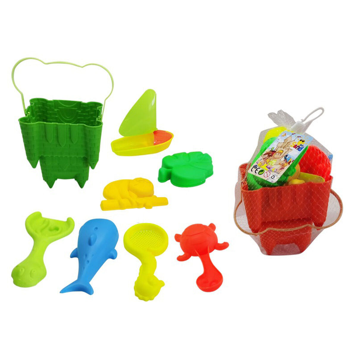 Beach toys set Marbueno Red