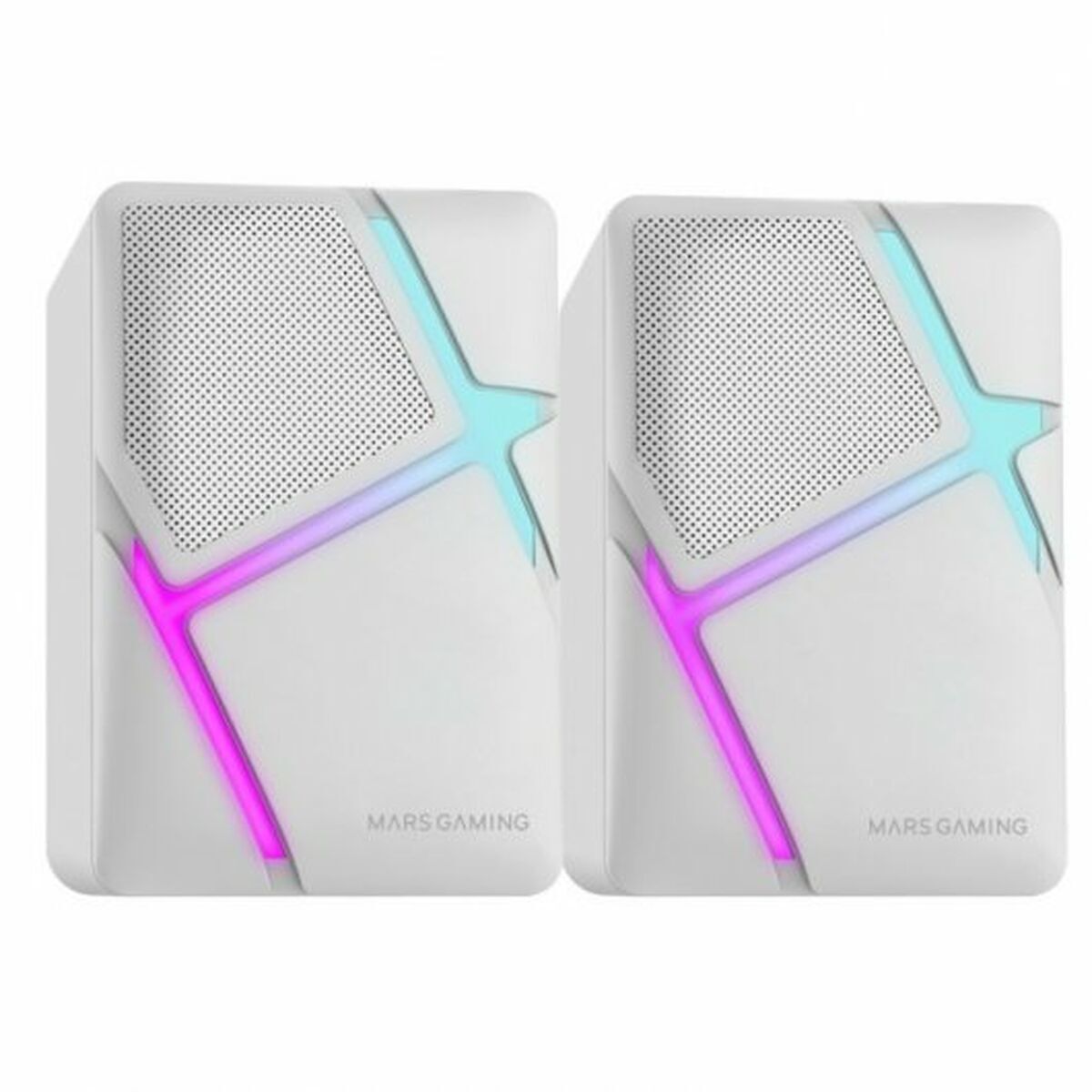 Mars Gaming Portable Bluetooth Speakers Mars Gaming Mshw White Black 4 W