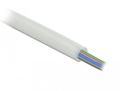 Delock Hose Trenzada Fibre Vidreo 10M X 8MM White — image 1