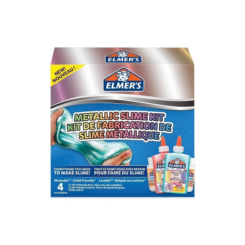 Elmer's Kit Slime Colours Metálicos