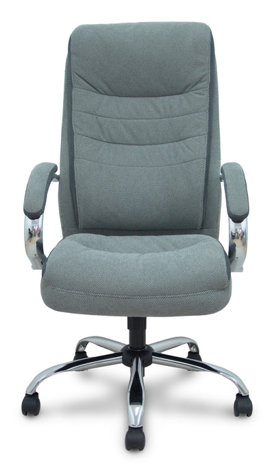 Piqueras And Crespo Forol Sillon OPTI533 Tilting Tapizado Fabric Colour Grey Base Cromo Wheels Nailon — image 1